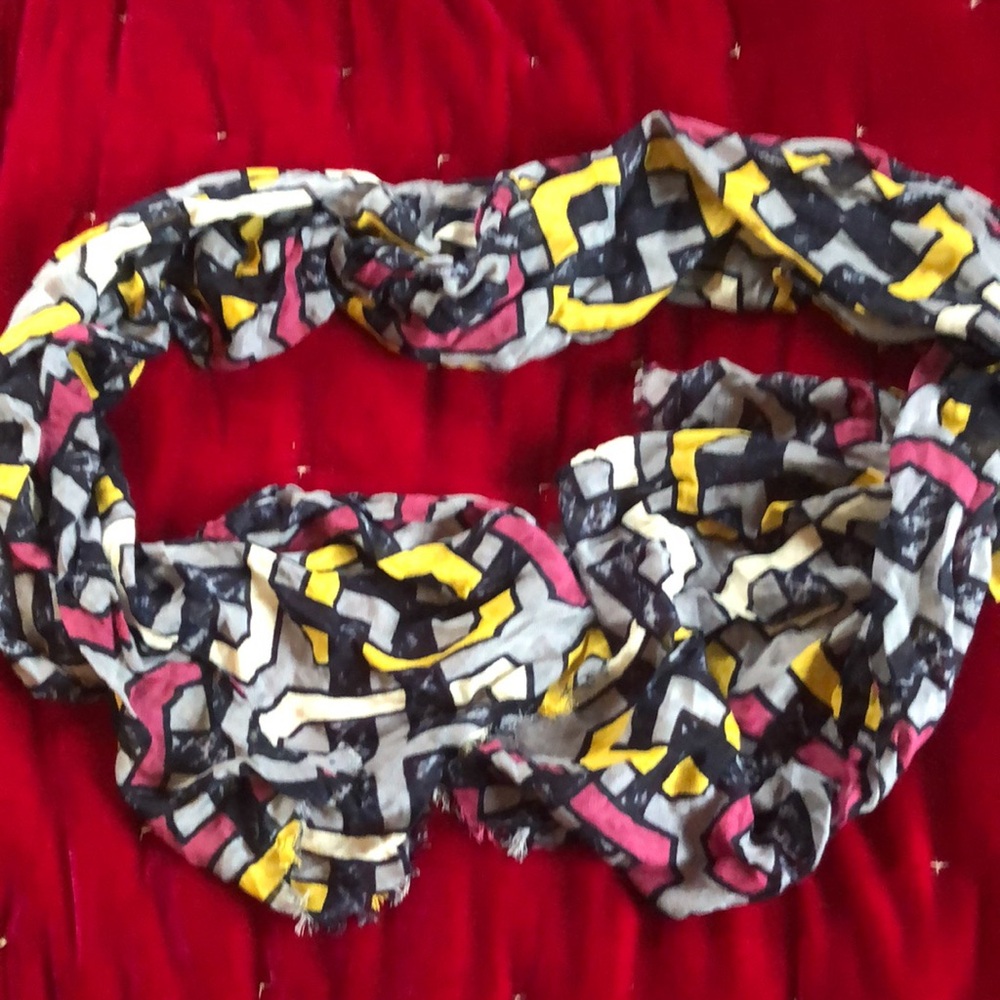 Coach Geometric Patterned Scarf - image 3